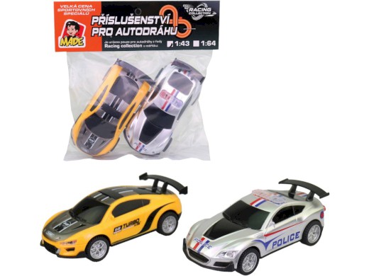 21566 - Autodráha náhradní autíčka, 2 ks 1:43