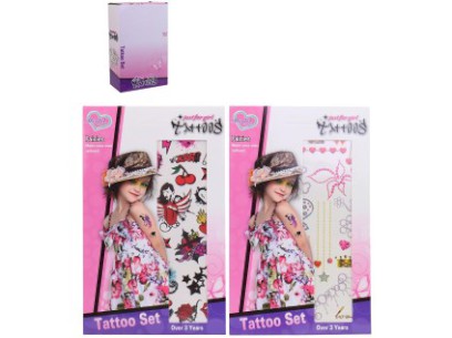 Tetování pro holky, 36 ks v display boxu