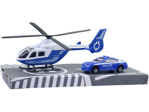 Záchranářská sada, vrtulník a auto