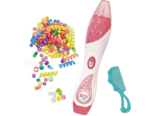 16094 - Souprava k zaplétání korálků do vlasů, 38,6 x 28,5 x 5,2 cm