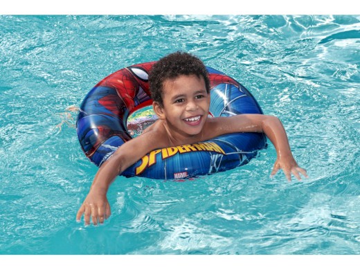 BW98003 - Bestway Nafukovací kruh Spider-Man, 56 cm
