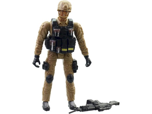 Figurka voják s příslušenstvím, 18 cm