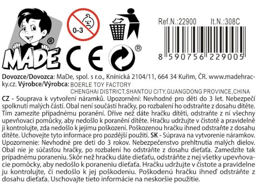 Korálky v kufříku, 12 ks v display boxu, 12 x 11 cm