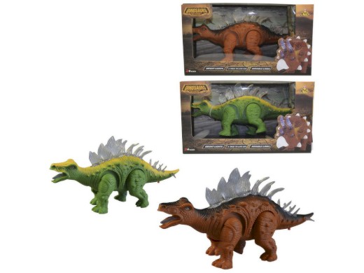 00058 - Dinosaurus na baterie, světlo, realistický zvuk, pohyb dopředu, 11 x 22 x 6 cm