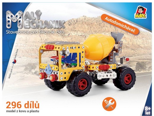 08339 - Malý mechanik - auto domíchávač, 296 ks, 28x37cm