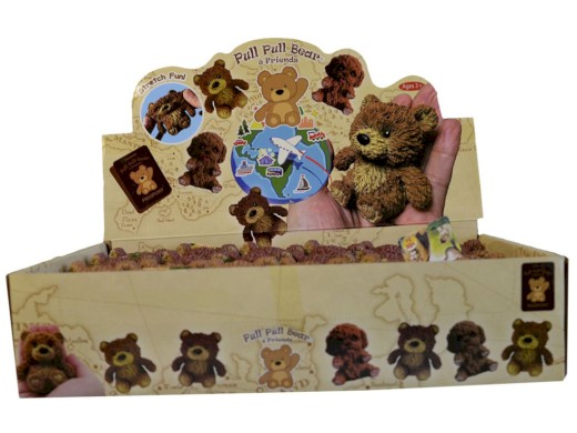 01426 - Medvěd softový, 8 cm, 24 ks v boxu