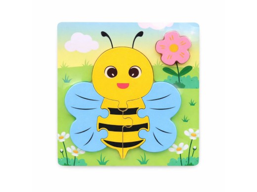 Puzzle zvířátka, 15 x 15 cm