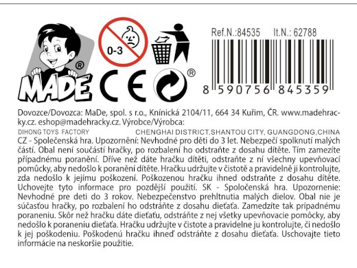 84535 - Hra opičky, 28 cm