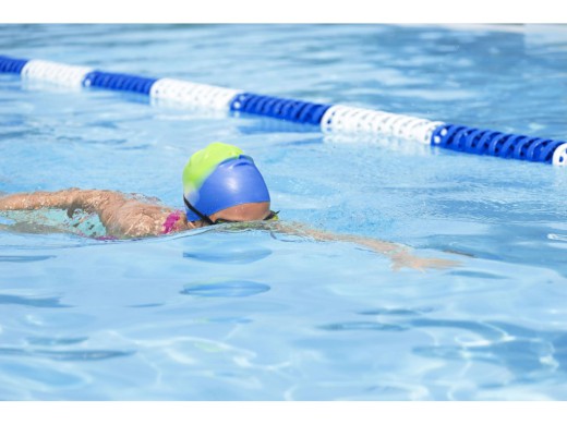 Lil'Color Wave Swim Cap