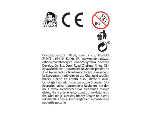 Packa 6cm v sáčku, 12ks v boxu