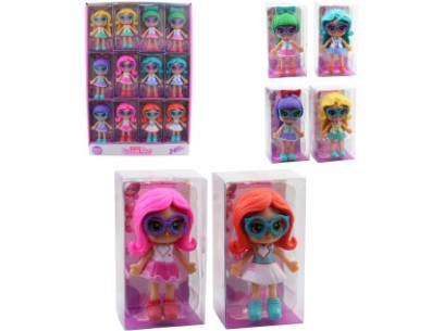 Panenka s brýlemi, 9 cm, 24 ks v display boxu