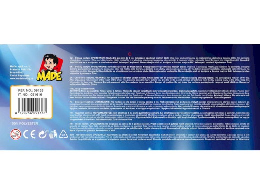 09138 - Šaty na karneval - mořská panna,  110 - 120 cm