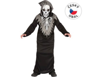 91260 - Kostým na karneval Kostlivec, 120-130cm