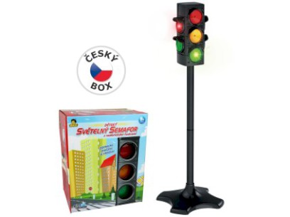 59223-94312 MADE Semafor na baterie s realistickými funkcemi 72cm
