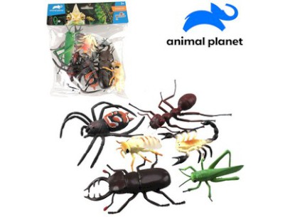 07518 - Zvířátka hmyz, 6 ks, 10 cm