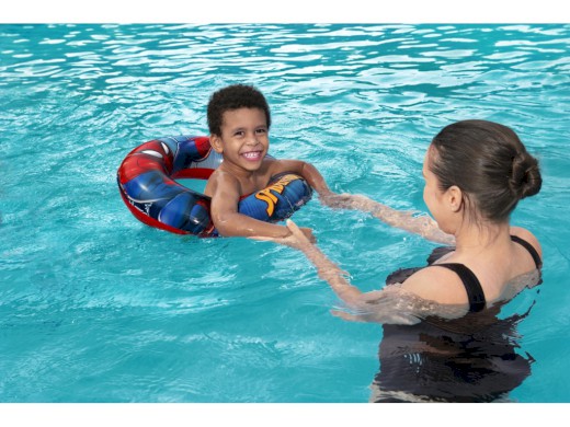 BW98003 - Bestway Nafukovací kruh Spider-Man, 56 cm