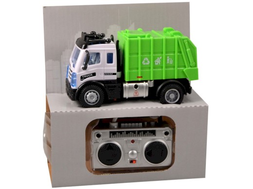 08449 - Auto popelářské na dálkové ovládání, 12 x 7 x 6 cm