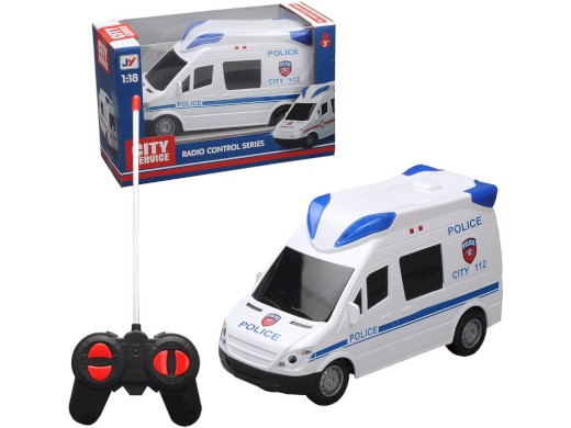 14784 - Auto policejní na dálkové ovládání,  21 cm