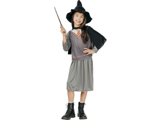 Šaty na karneval - čarodějnice, 120-130 cm