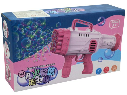 15025 - Bublifuk pistole,34 otvorů, 27,5 x 16 x 7,5 cm