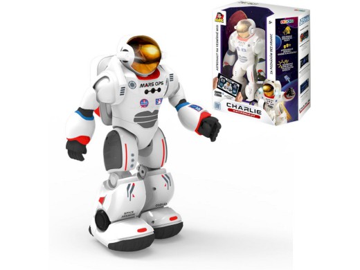 13624 - Robot astronaut Charlie, s naučnou aplikací, 29,5 cm