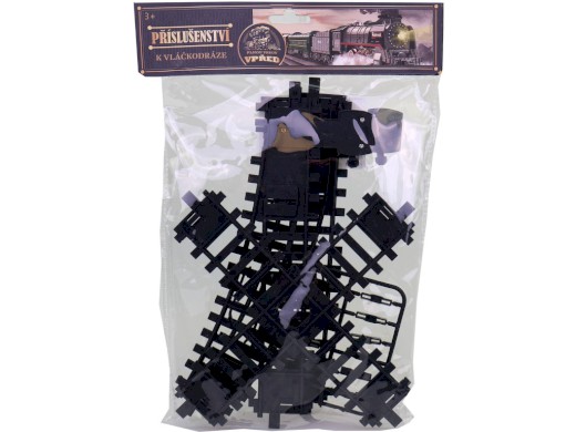 20535 - Koleje sada, 22 cm, 1 x křížení, 2 x vyhýbka, spojky