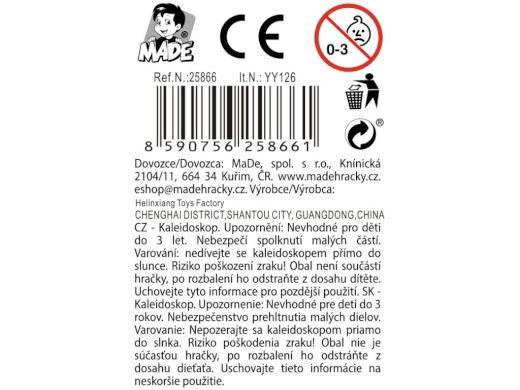Kaleidoskop, 12 ks v display boxu