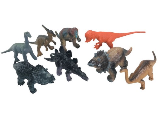 07552 - Zvířátka v tubě - dinosauři, 6 - 11 cm, mobilní aplikace pro zobrazení zvířátek, 8 ks