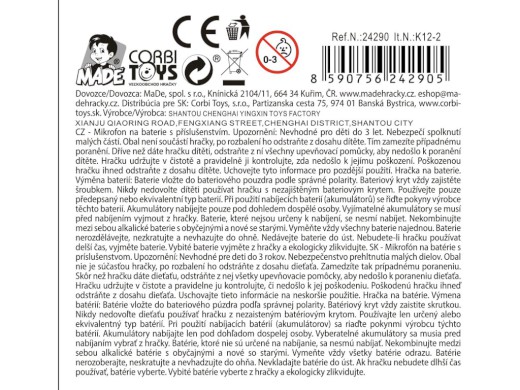 Mikrofon s bateriemi