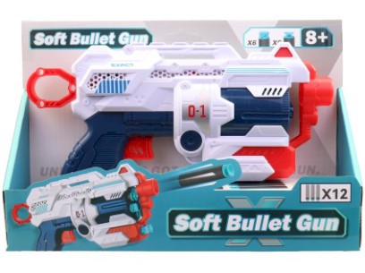 Pistole se střelkami, 28,5 cm