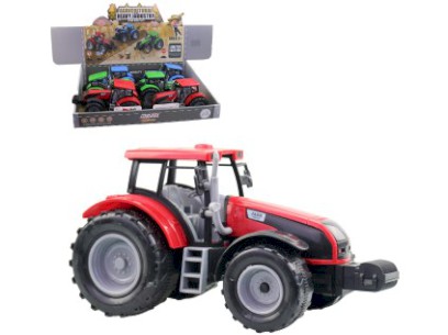Traktor, 6 ks v display boxu, 20 cm