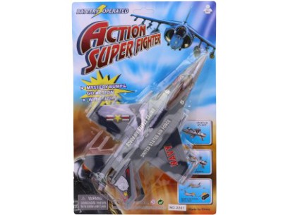 17403 - Letadlo na baterie, 24 x 9 x 38 cm