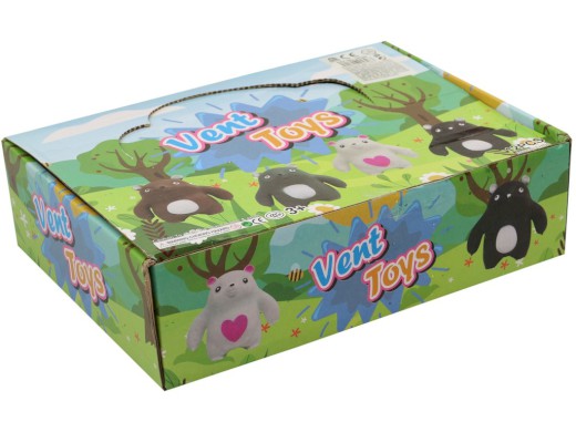 Medvídek v sáčku s srdíčkem, 8cm, 12 ks v boxu