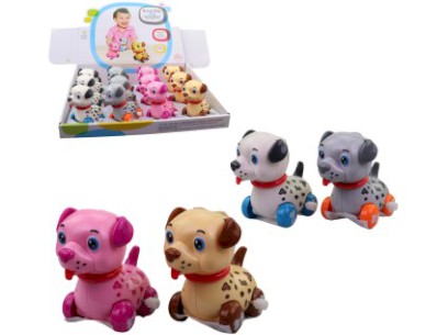 Pejsek na natažení, 12 ks v display boxu, 9 cm