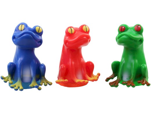 Žába skákací se světlem