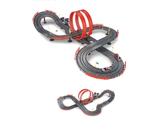 Autodráha s licení Audi, 790 cm, s USB napájecím kabelem