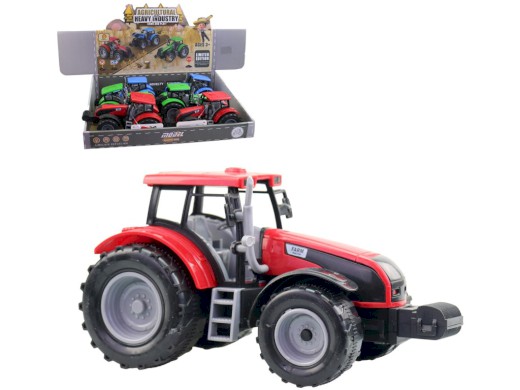 Traktor, 6 ks v display boxu, 20 cm
