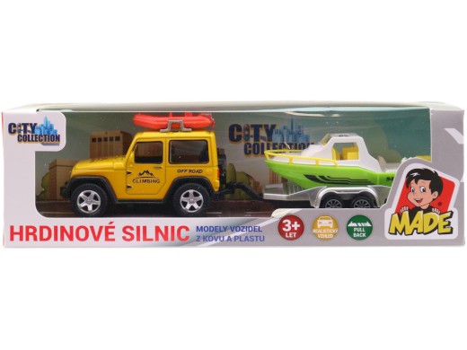 Auto s přívěsem, 21 cm