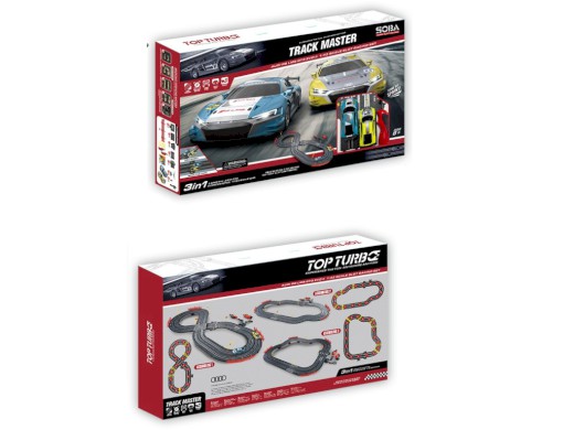 Autodráha s licení Audi, 320 cm, s USB napájecím kabelem