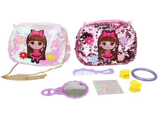 Kabelka s doplňky, 16 x 12 x 2 cm