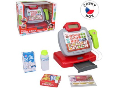 01784 - Pokladna na baterie, český design, 20 cm