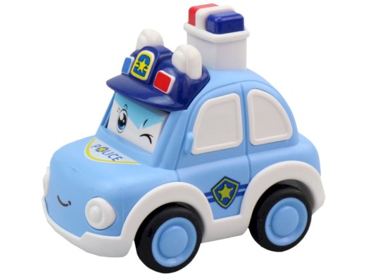 14690 - Auto policejní, ambulance, na stisknutí, 9,4 x 8,1 x 6 cm