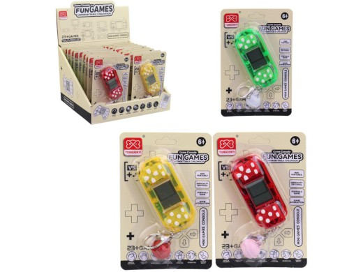 Elektronická hra, 18 ks v display boxu, na baterie