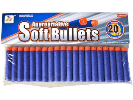 00306 - Náboje softové, 20 ks, 16 x 28 cm