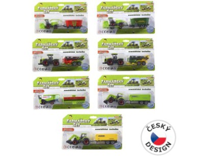 96888 - Zemědělská technika na kartě, 18 cm