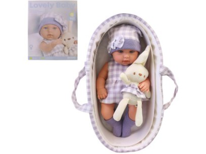 87632-24723 Panenka se zvířátkem 33 cm