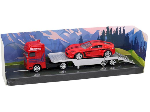 14856 - Tahač odtahovka, kovový, na zpětný chod, 18,5 x 4 x 4,5 cm