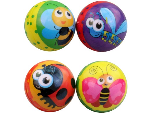Míček včelky, 12 ks v display boxu, 6,5 cm