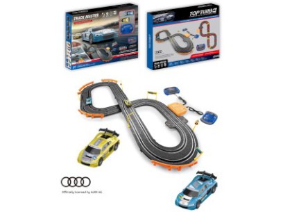 90171-27304 Autodráha s licencí Audi, na baterie, 97 x 66 cm