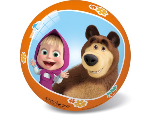 Míč MASHA & THE BEAR, 14 cm